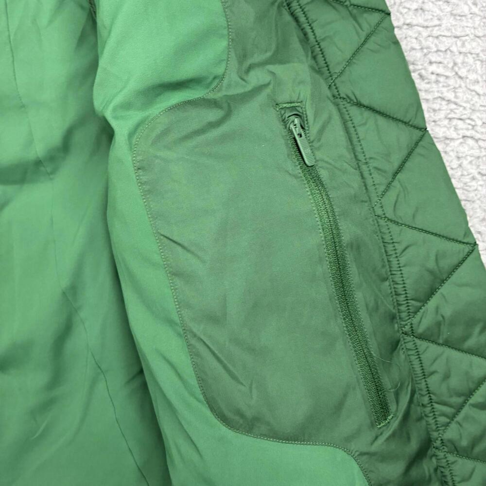 Lululemon Wunder Puff Cropped Vest Womens Everglade Green EVRG LW4BTNS 600 Fill - Picture 10 of 15